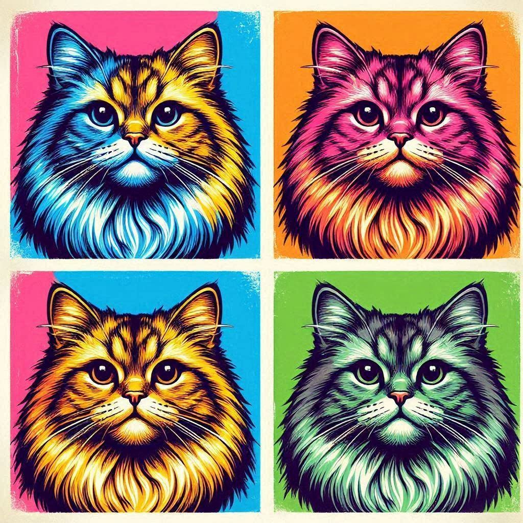 Custom Digital Cat Portrait