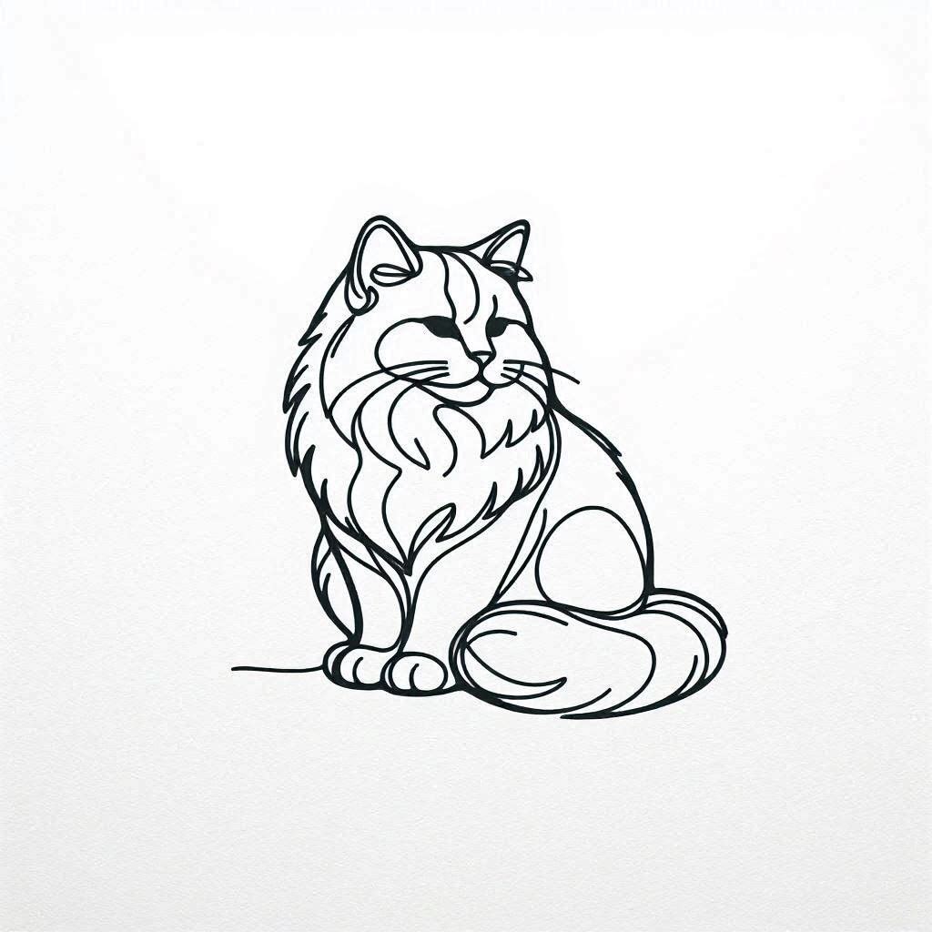 Custom Digital Cat Portrait