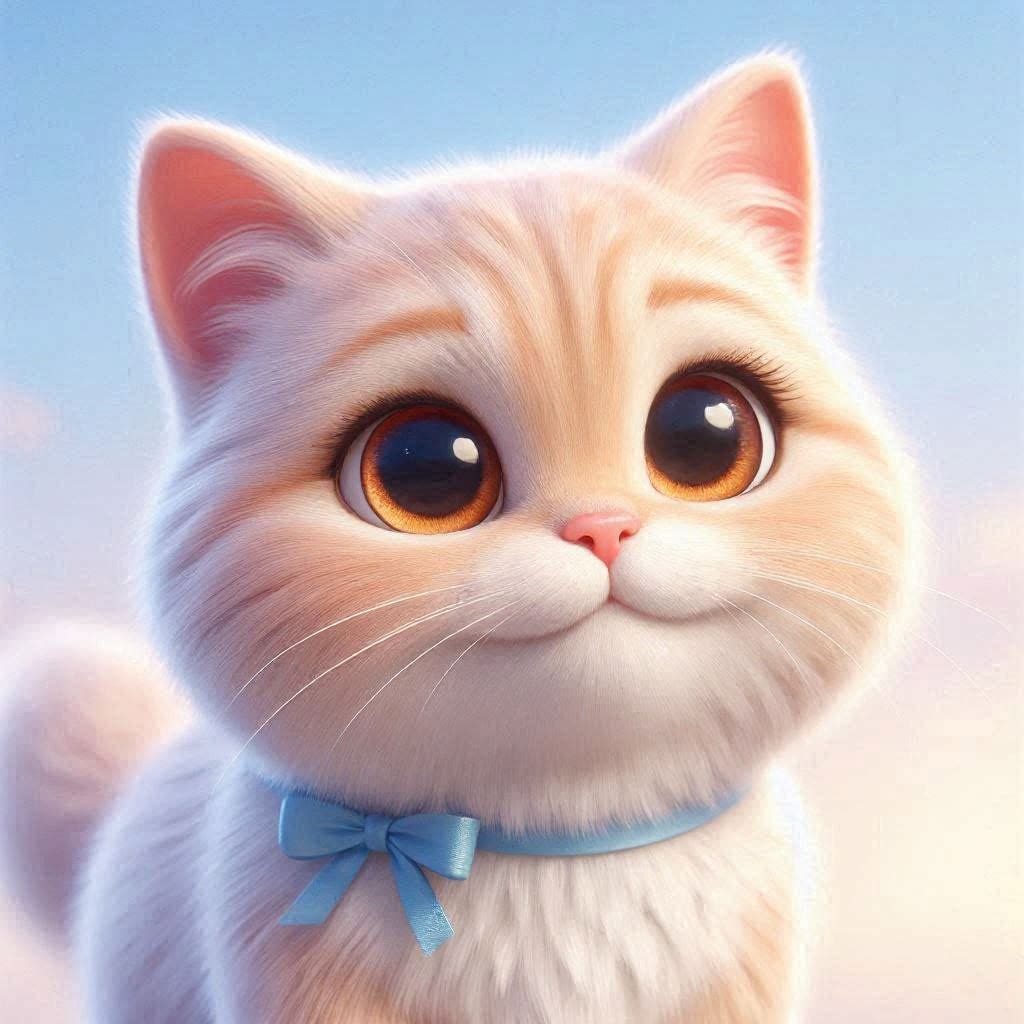 Custom Digital Cat Portrait